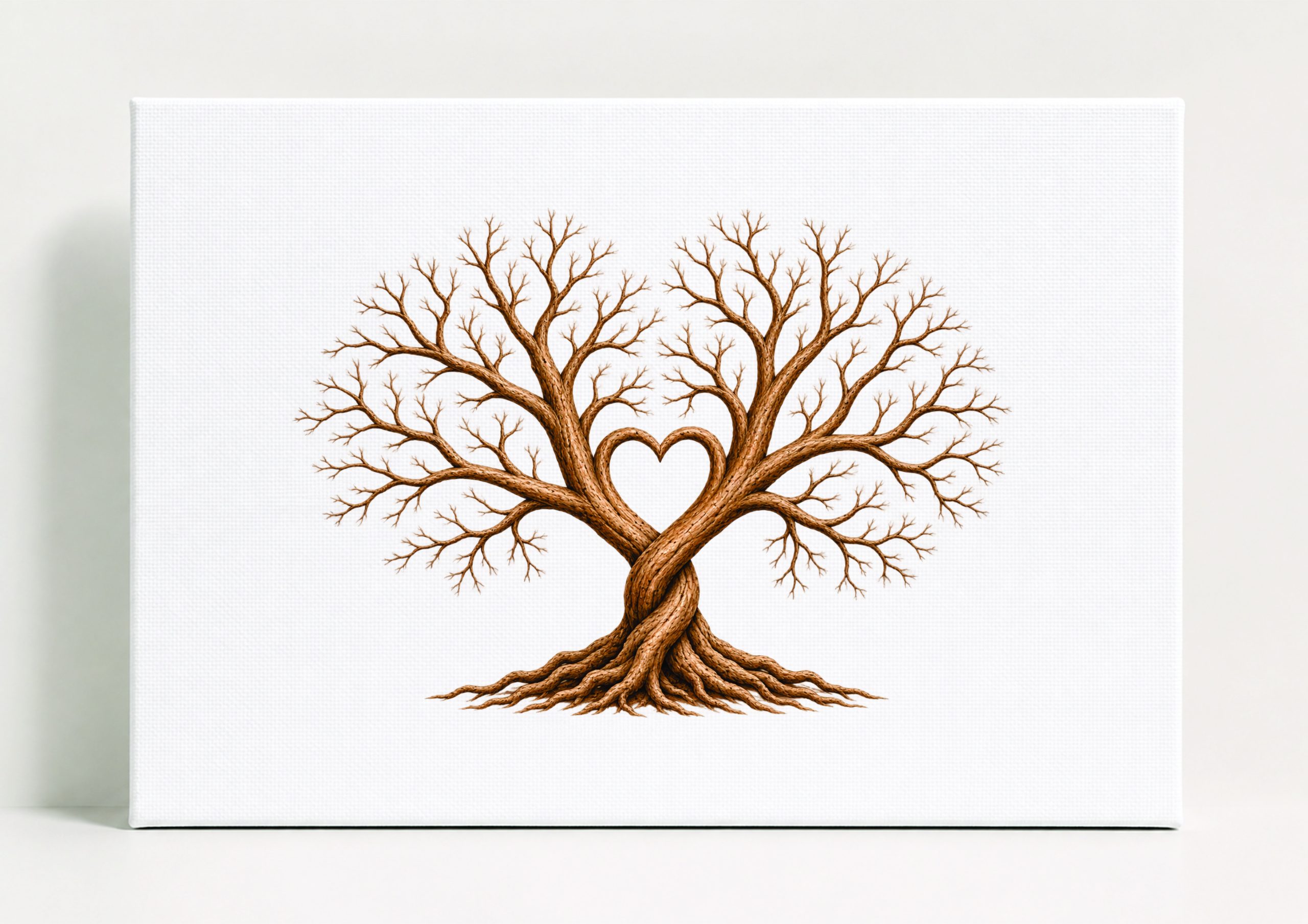 Personalised A2 Canvas Guest Tree Design 2