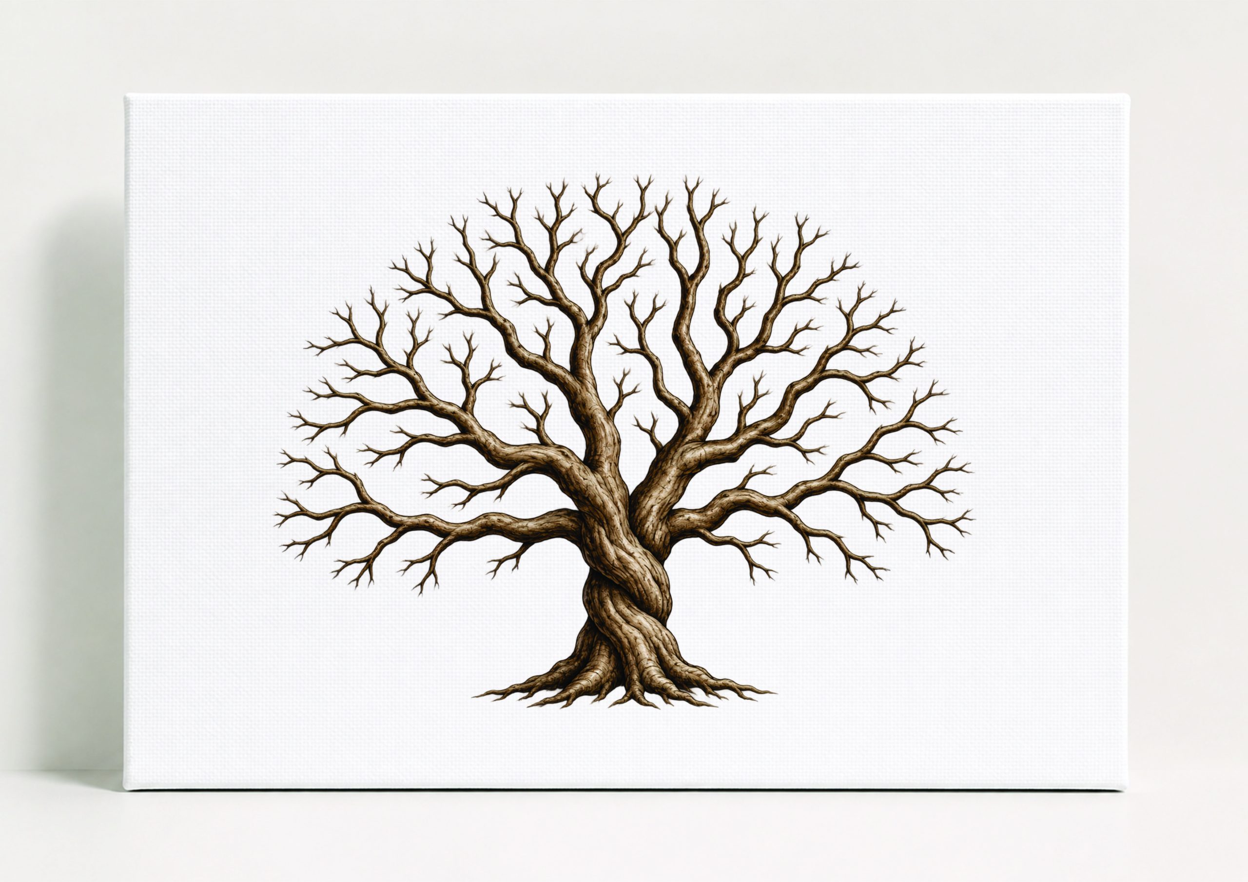 Personalised A2 Canvas Guest Tree Design 3